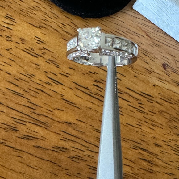 GIA Certified Cushion Cut Diamond Ring - Picture 5 of 14